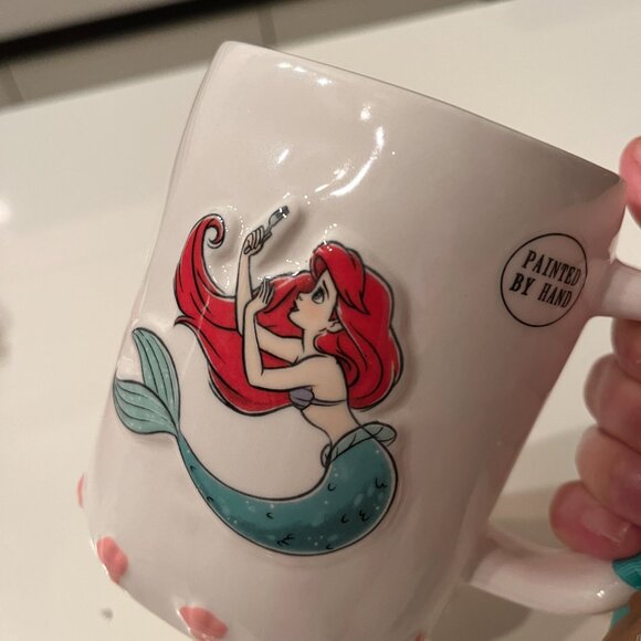 Disney Rae Dunn Ariel Mug Little Mermaid Dinglehopper 3D Design New with Tag - Picture 4 of 12